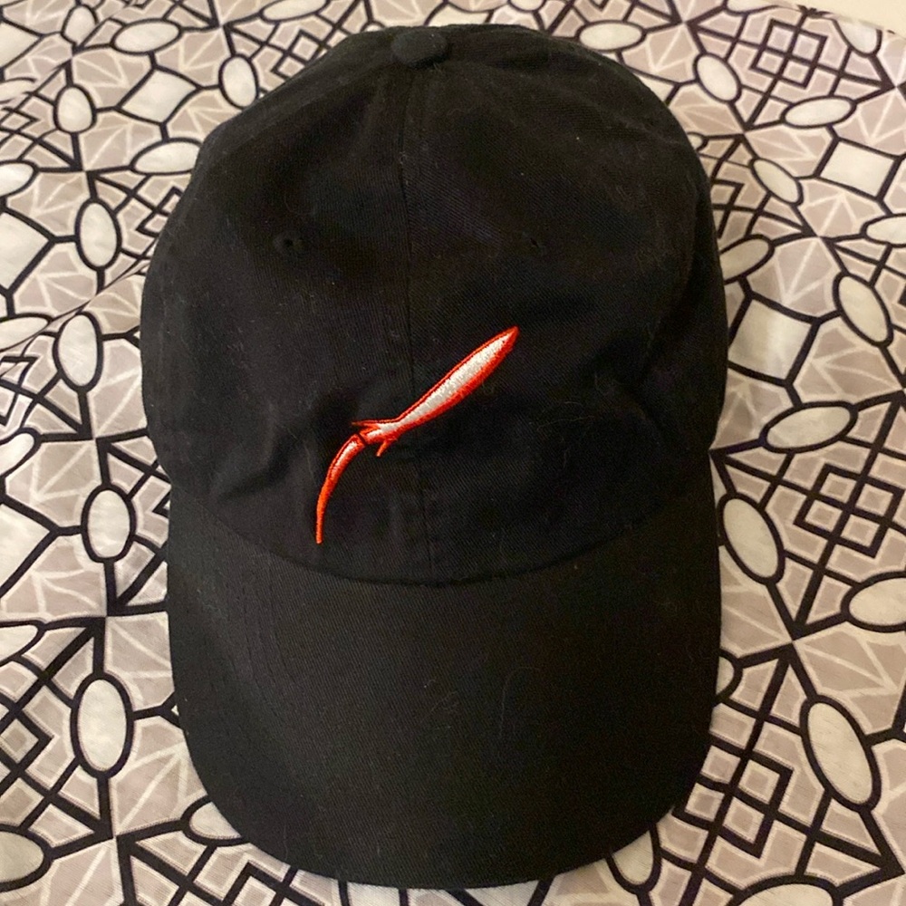 Elton John fan club cap.”Rocket Club”